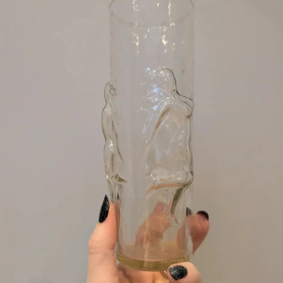 Clear Glass Libby Tumbler With Naked Ladies - Picture 3 of 9